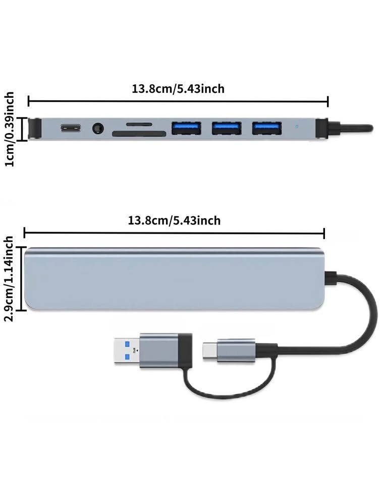 8-IN-1 USB C & USB HUB 3.0, Multi-Function Docking Station - photo 4
