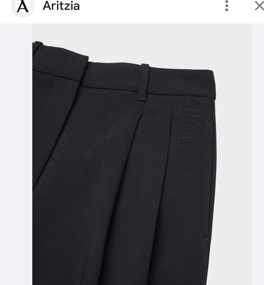 Aritzia Japanese silk black pants - photo 5