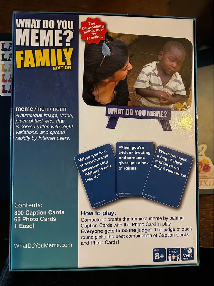 What do you meme family game - new - photo 3