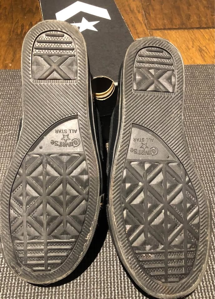 Converse black shoes 7.5 - photo 3