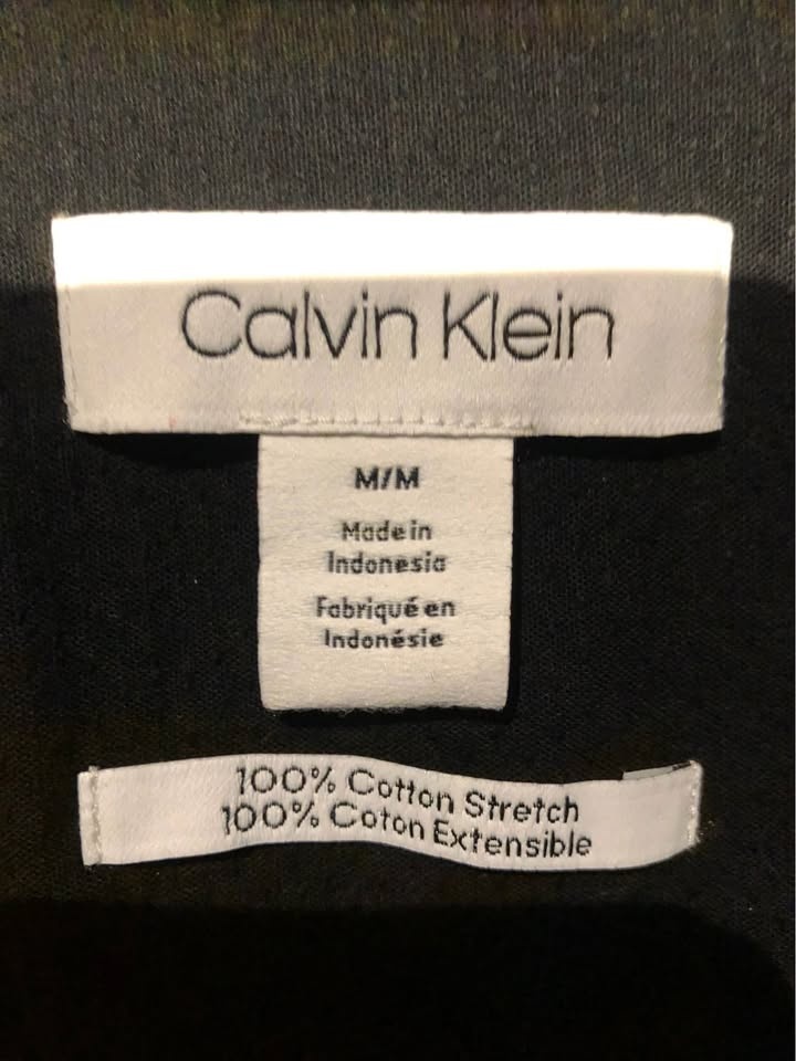 Calvin Klein men’s black shirt size M new - photo 5