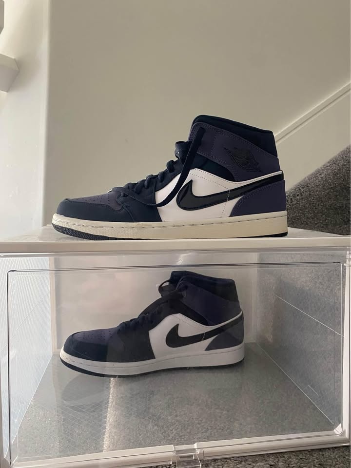 Jordan 1 Obsidian sanded purple