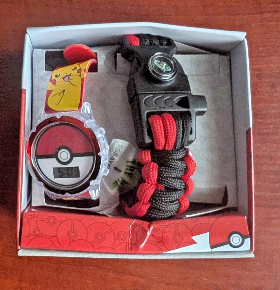 Pokemon Digital Flashing LCD Watch