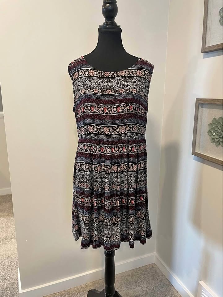 Never Worn! Papillon Summer Mini Sundress Size Large
