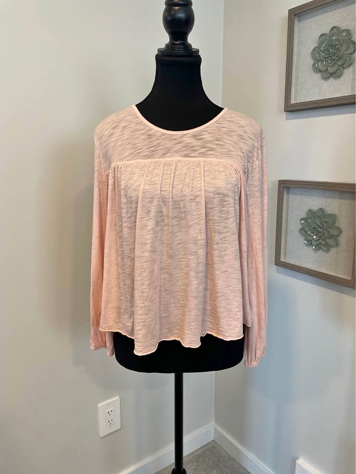 Perfect condition! Anthropologie T.La long sleeve XS burnout tee