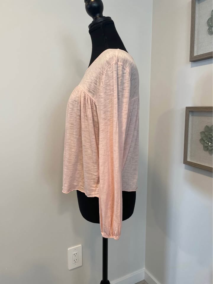 Perfect condition! Anthropologie T.La long sleeve XS burnout tee - photo 2
