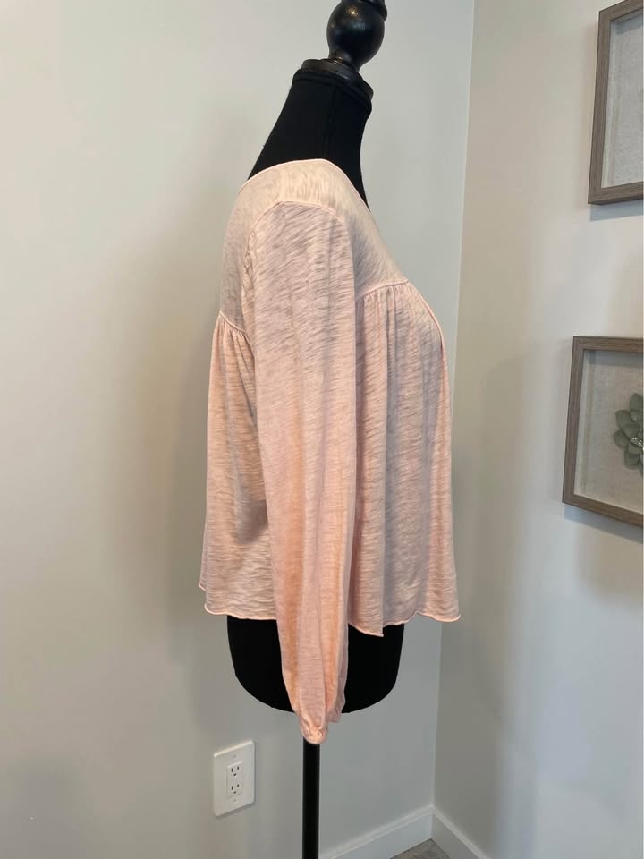 Perfect condition! Anthropologie T.La long sleeve XS burnout tee - photo 3
