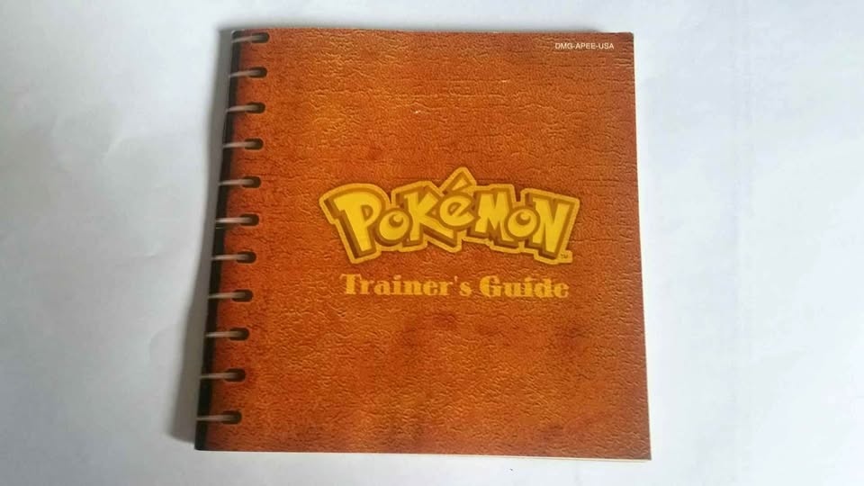 Rare 1998 Pokemon blue version guide
