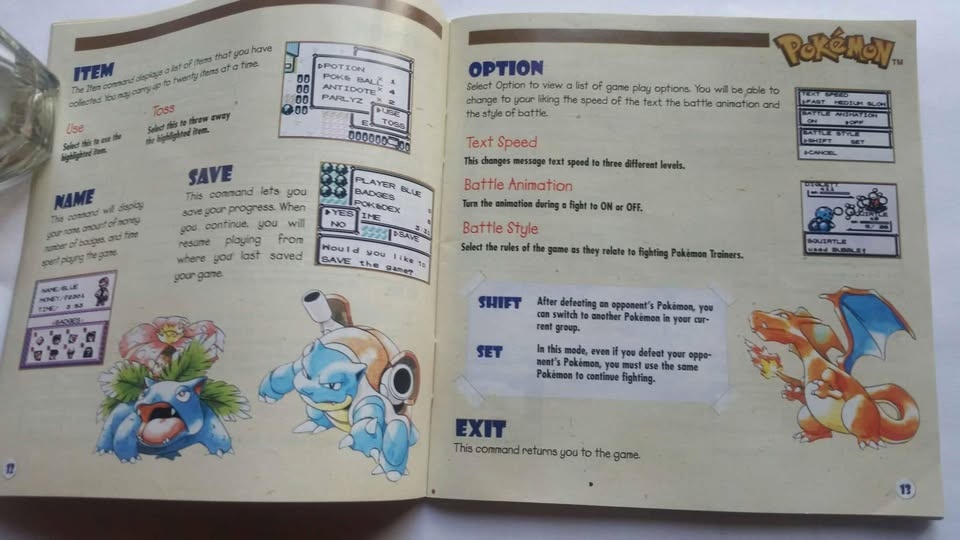 Rare 1998 Pokemon blue version guide - photo 4