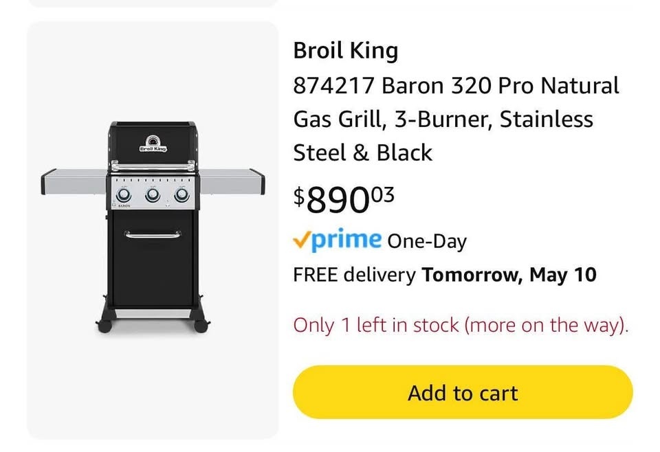 Broil king Baron natural gas barbecue - photo 4