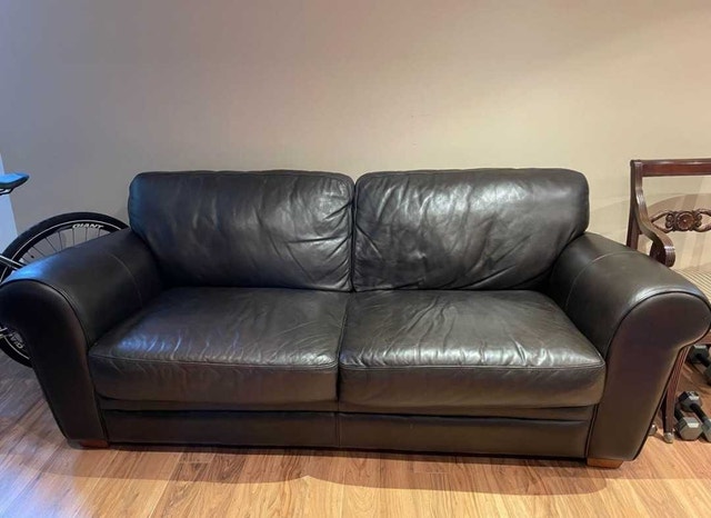 La-Z-Boy leather sofa