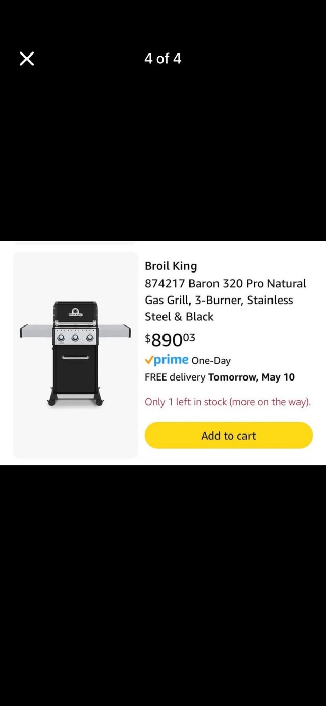 Broil king Baron natural gas barbecue - photo 3