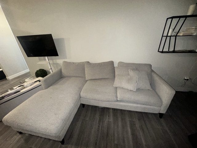 MUST SELL BY TODAY Sectional Couch- Canada made