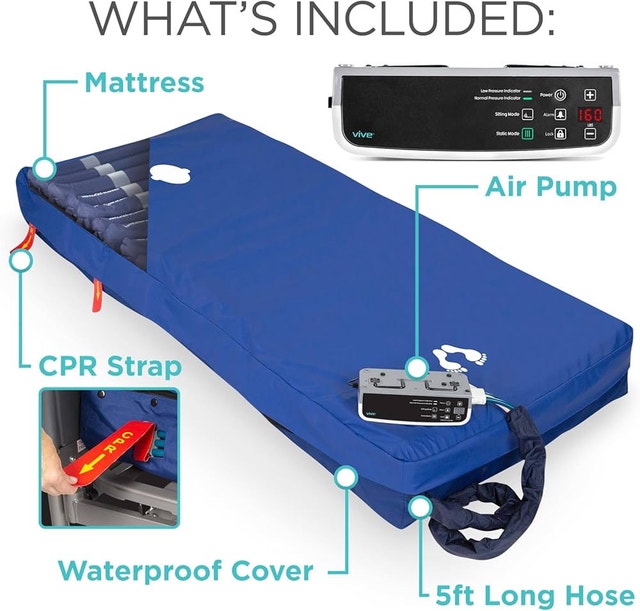 Drive hospital bed + Vive Medical Air Mattress for Bedsores - photo 2