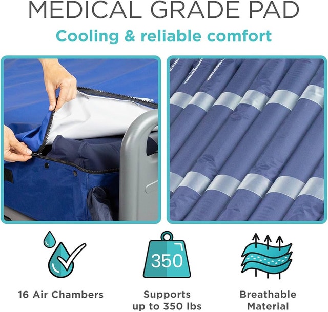 Drive hospital bed + Vive Medical Air Mattress for Bedsores - photo 4