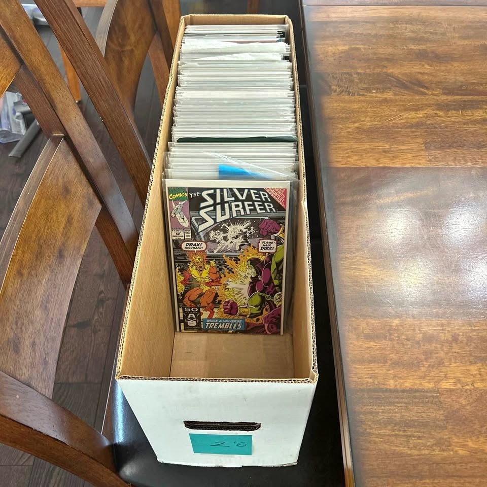 Box 2/6: 100+ comics - Mixed Silver Surfer, Excalibur