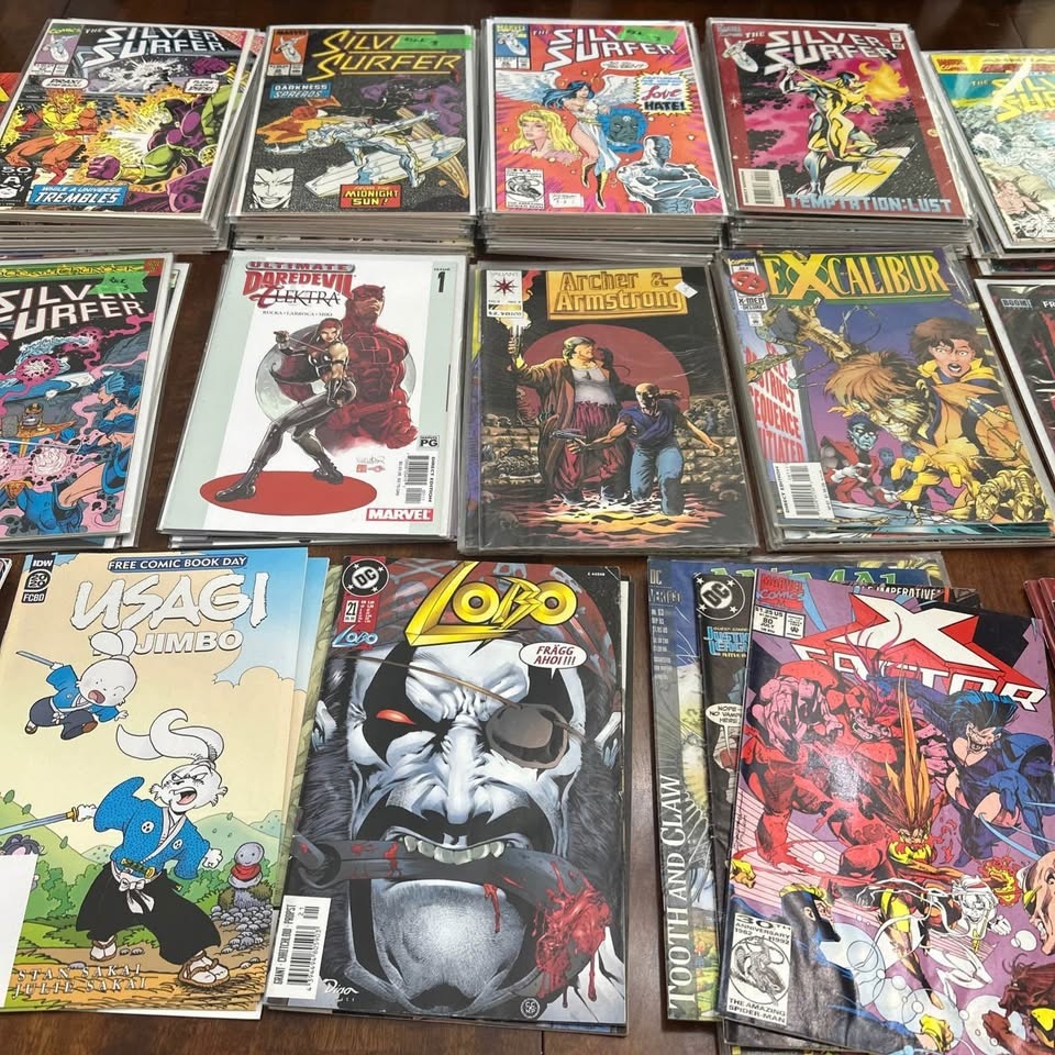 Box 2/6: 100+ comics - Mixed Silver Surfer, Excalibur - photo 3