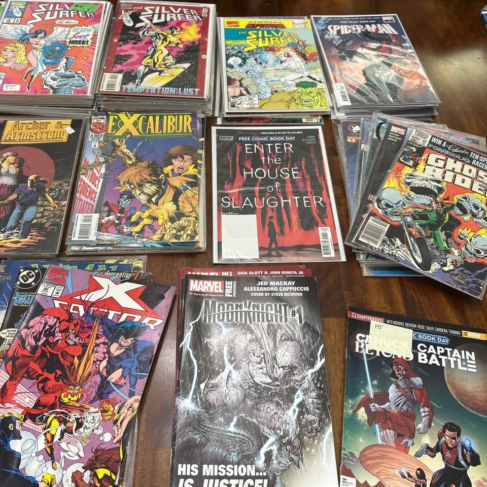 Box 2/6: 100+ comics - Mixed Silver Surfer, Excalibur - photo 4