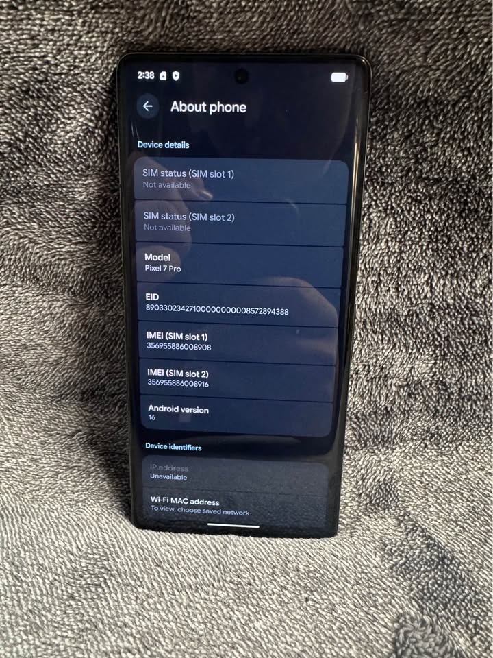 Google Pixel 7 Pro 128GB Unlocked with DBrand Case - photo 4