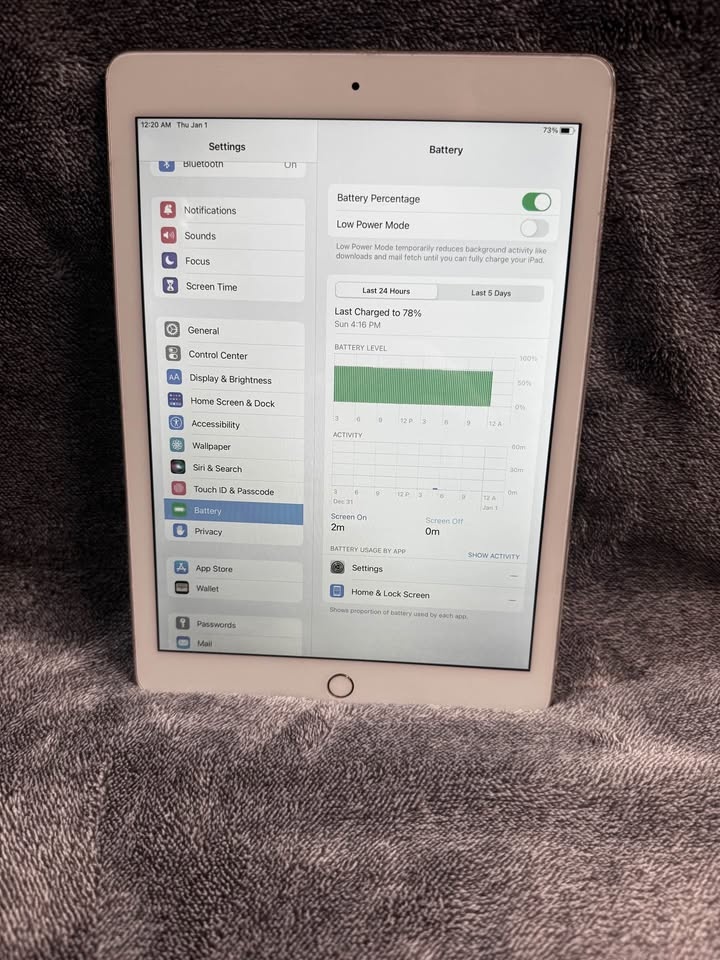 iPad Air 2 128GB Gold with NEW charging cable! - photo 3