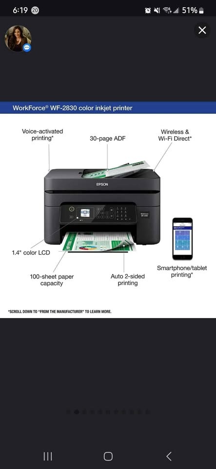 Epison work force all in one printer🧡 - photo 4