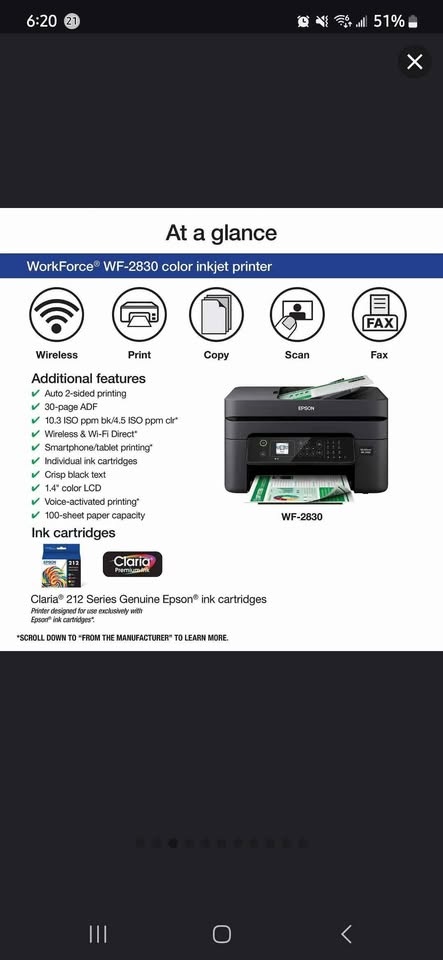 Epison work force all in one printer🧡 - photo 5