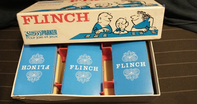 Vintage Flinch Card Game Parker Brothers Complete 1963