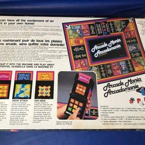 Vintage Electronic Arcade Mania Board Game Milton Bradley 1983 - photo 2