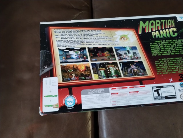 Wii Martian Panic With Blaster BNIB - photo 2