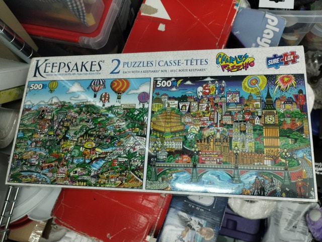 Keepsakes 2 Puzzles BNIB