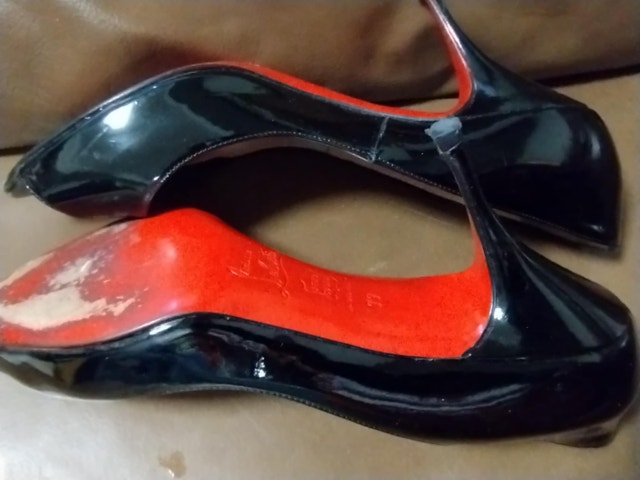 LOUBOUTIN-Peep Toe Pumps Womens SIze 39 USA 9 - photo 5