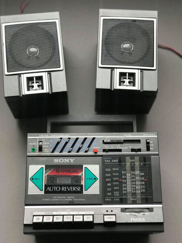 Sony CFS-5000S AM/FM-MW-SW 7 Band Receiver/Recorder Vintage - photo 4