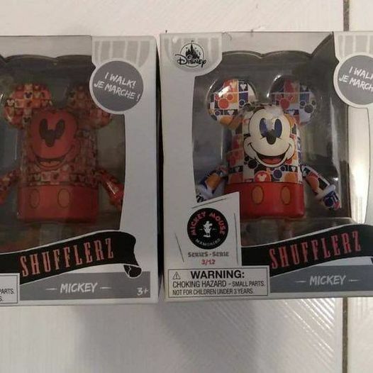Disney Mickey Mouse Memories Shufflerz Walking 2 OF THEM BNIB