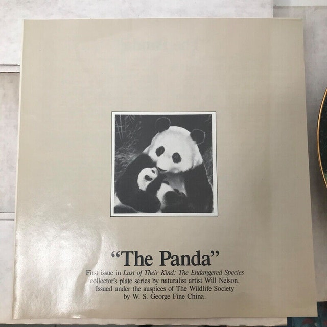 1988 Bradex - The Panda - Collectible Plate - Nelson - Endangere - photo 3