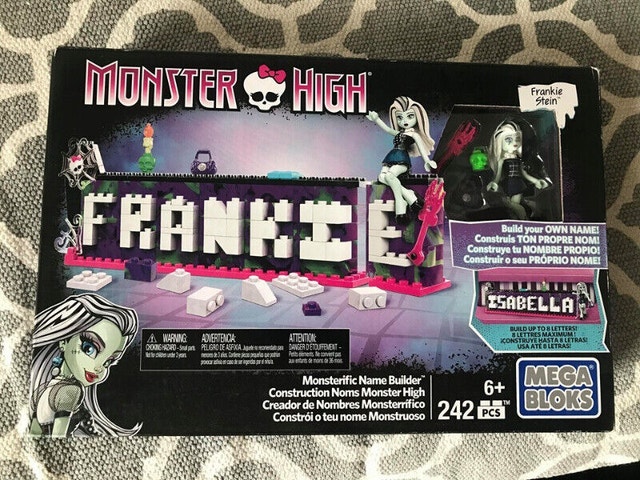 Mega Construx Monster High Name Builder BNIB