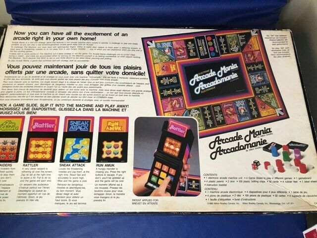 Vintage Electronic Arcade Mania Board Game Milton Bradley 1983 - photo 2