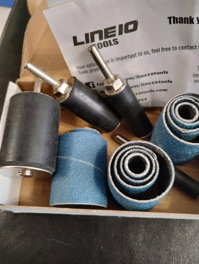 Line 10 Tools - 16 Pack Sanding Drums and Sleeves - photo 3