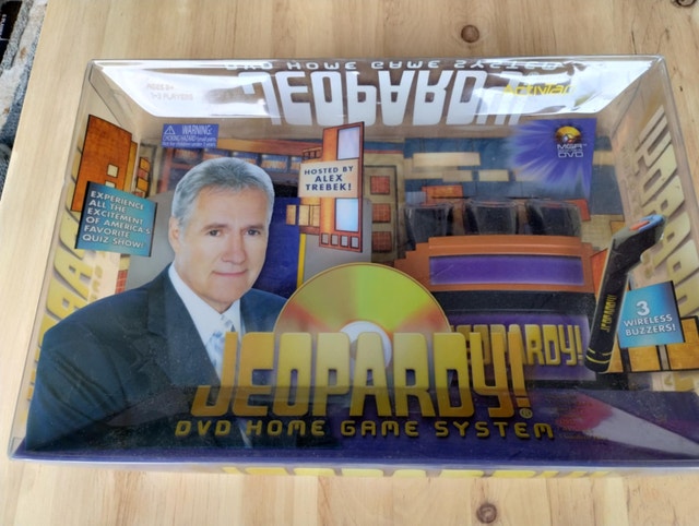 MGA Vintage Jeopardy DVD Home Game Wireless Buzzers