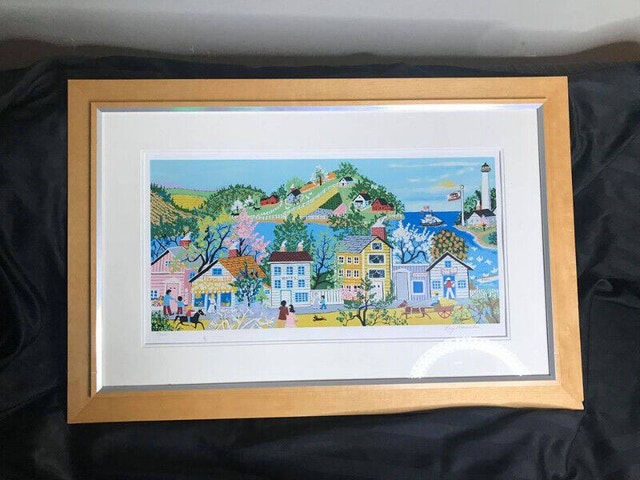 Kay Ameche Ft. Point Print Framed
