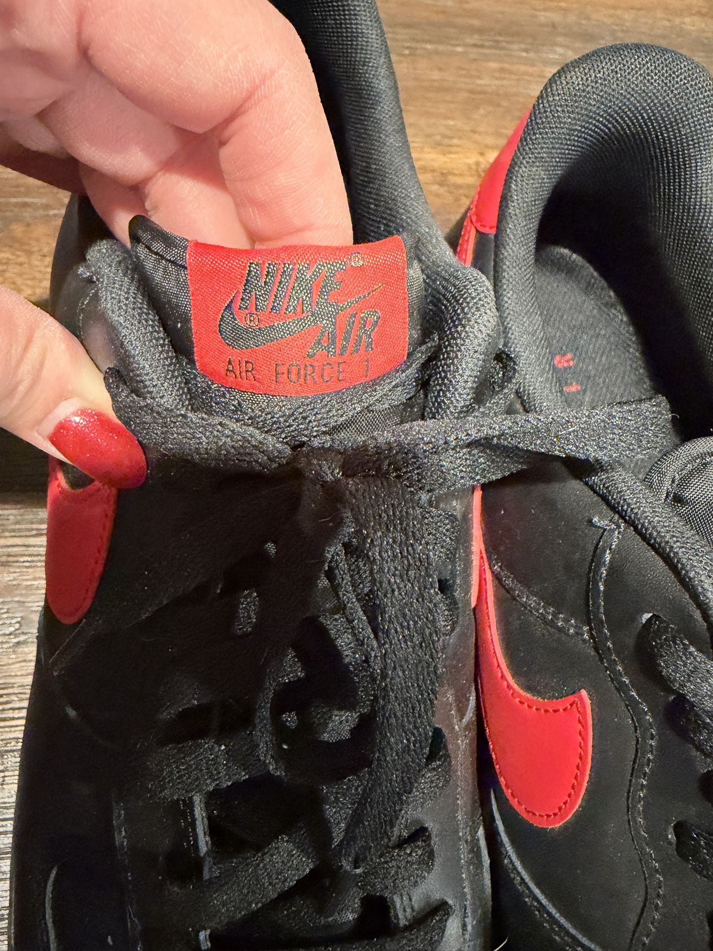 Men’s Size 13 Air Force Ones Slightly Used - photo 2