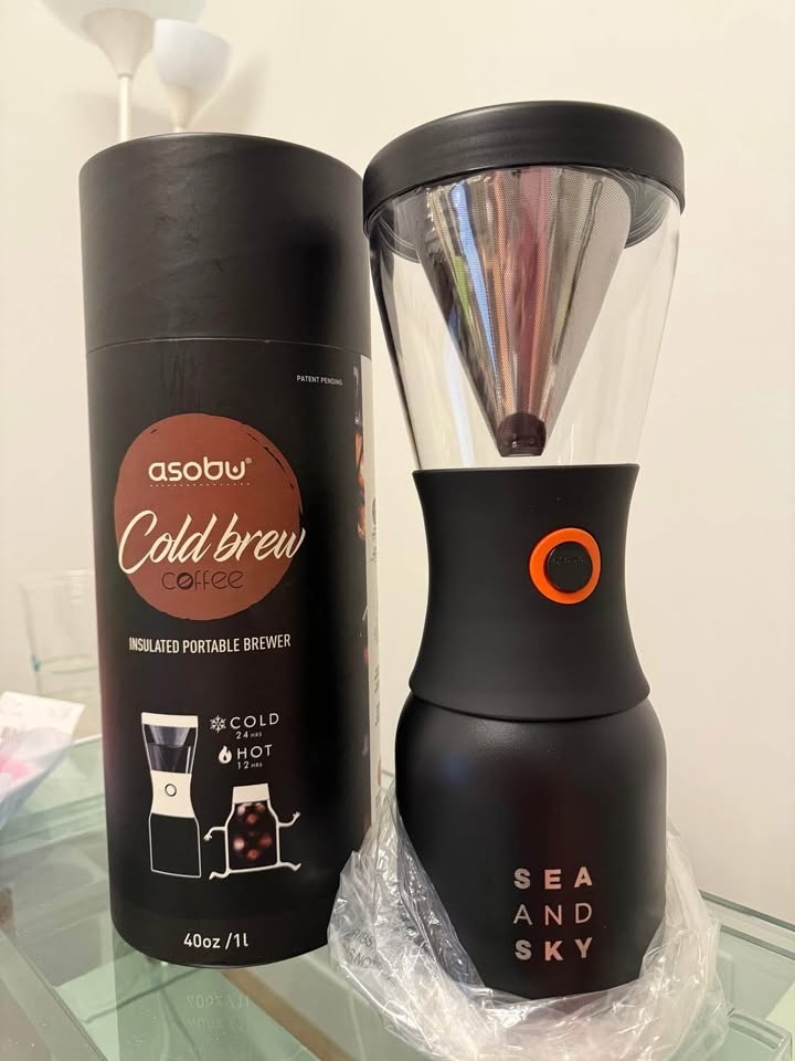 Brand new ASOBU cold brew insulated portable coffee brewer