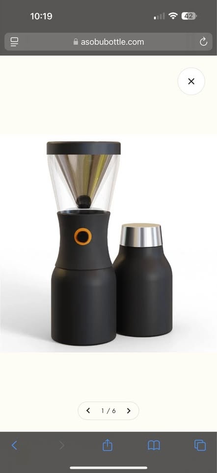 Brand new ASOBU cold brew insulated portable coffee brewer - photo 3