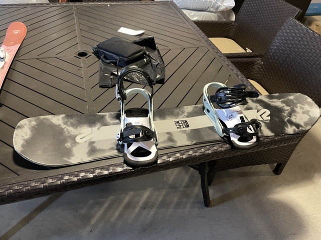 K2 snowboard with binding, 120cm