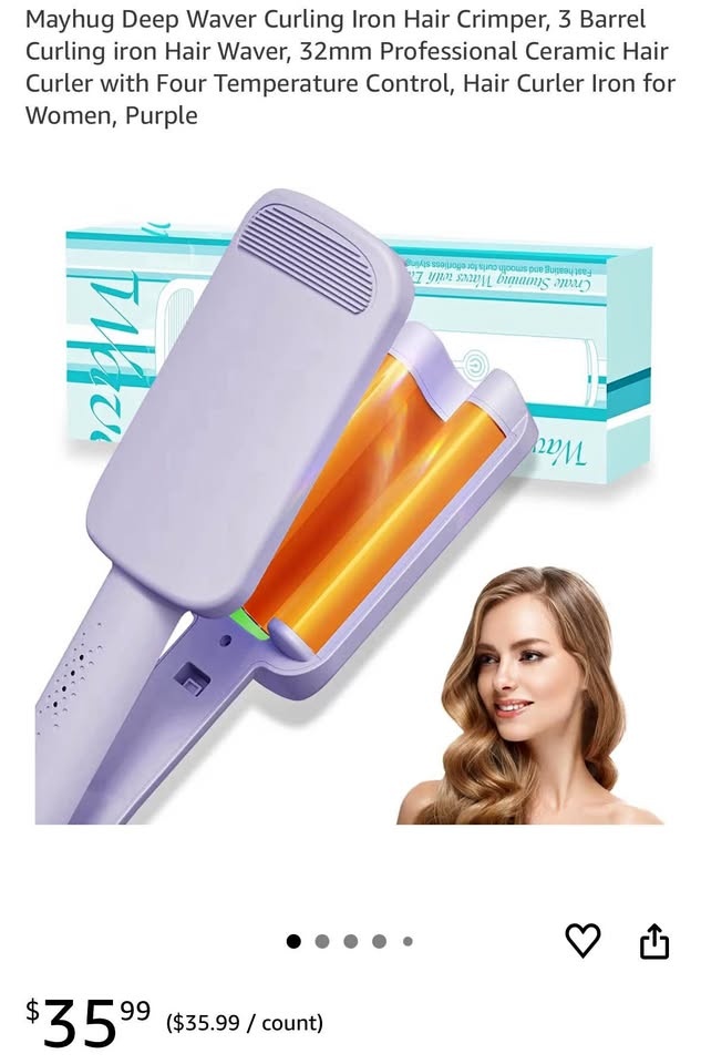 Mayhug Deep Waver Curling Iron Hair Crimper