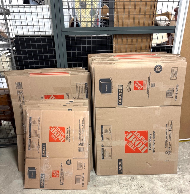Home Depot Moving Cardboard Boxes with Handles