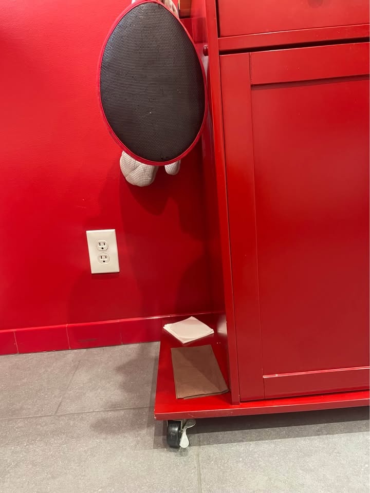 Rolling Kitchen Island Utility Trolley Cabinet - photo 3