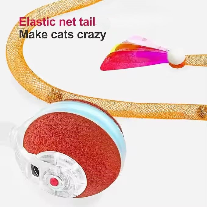Red Interactive Cat Toy Ball – Smart Fun for Your Furry Friend! - photo 4