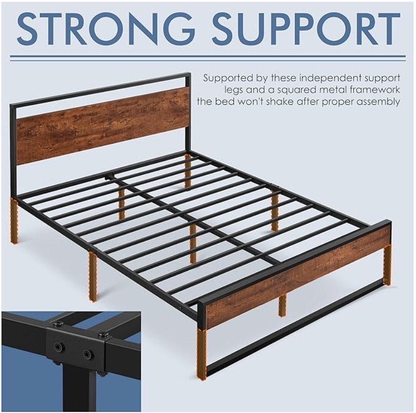 Queen Bed Frame – Like New! - photo 2