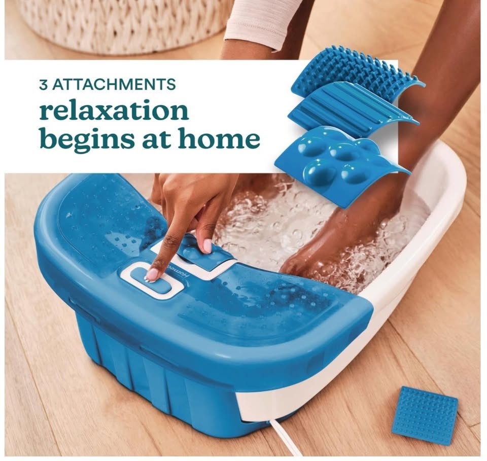 HoMedics Bubble Bliss Deluxe Foot Spa – NEW - photo 2
