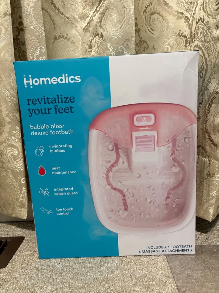 HoMedics Bubble Bliss Deluxe Foot Spa – NEW - photo 5